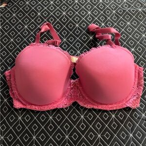 Victoria's Secret Vibrant Pink Lace Bra